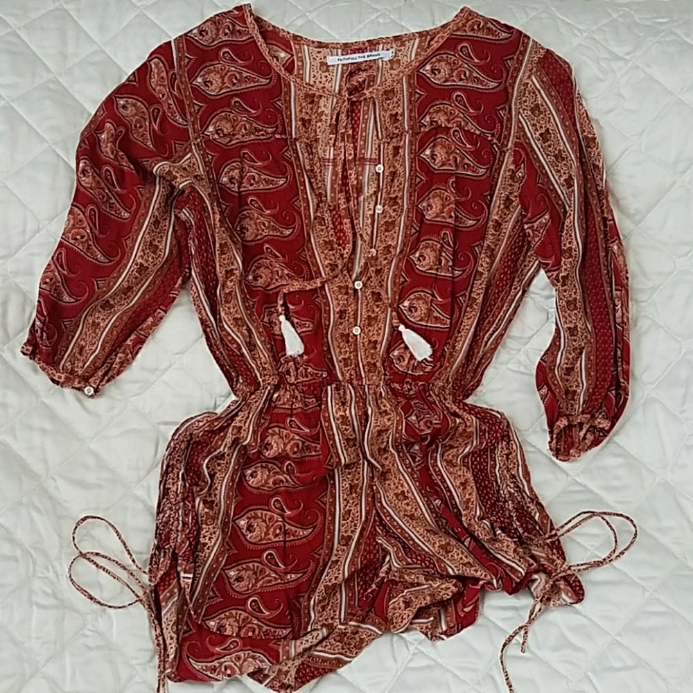Quarter lenght sleeve romper